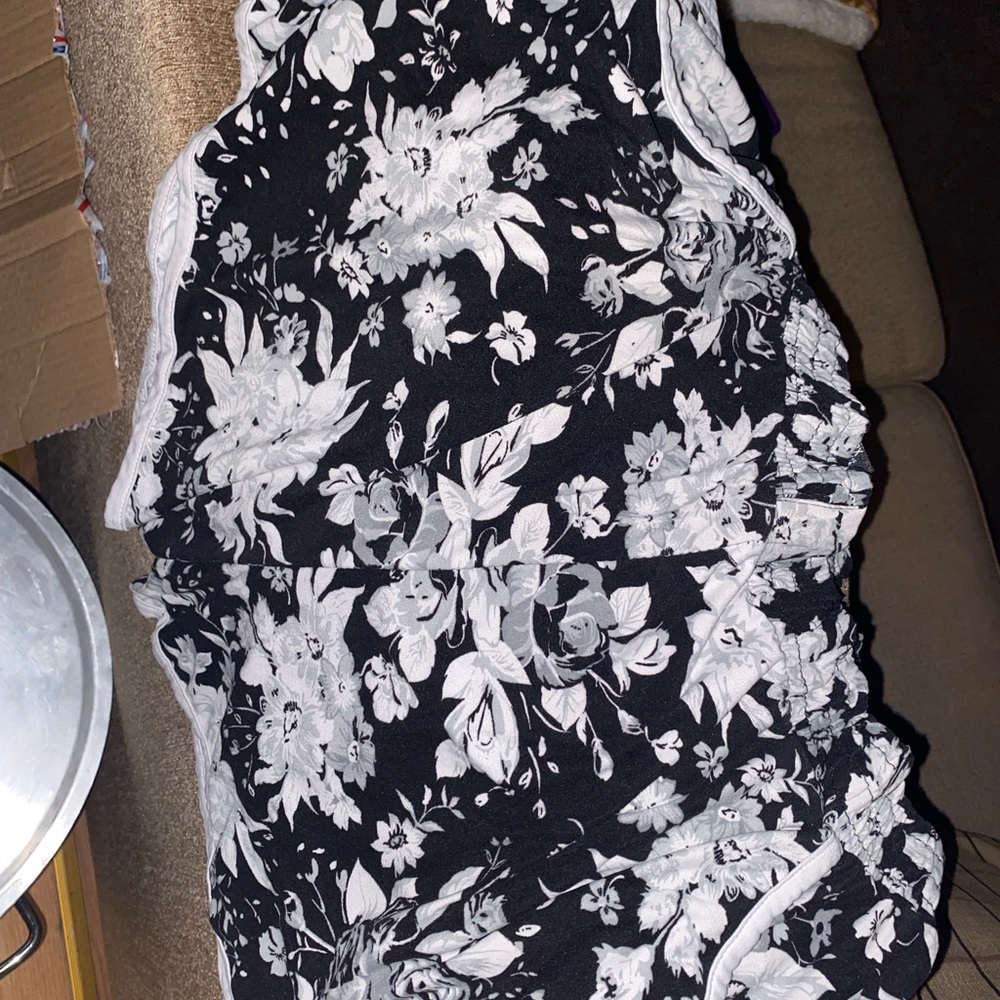 Floral Shorts with cinched waist